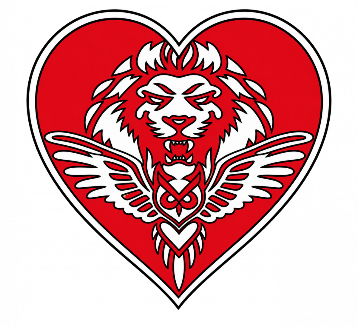 Hartvormig logo van ASC Leeuwlant